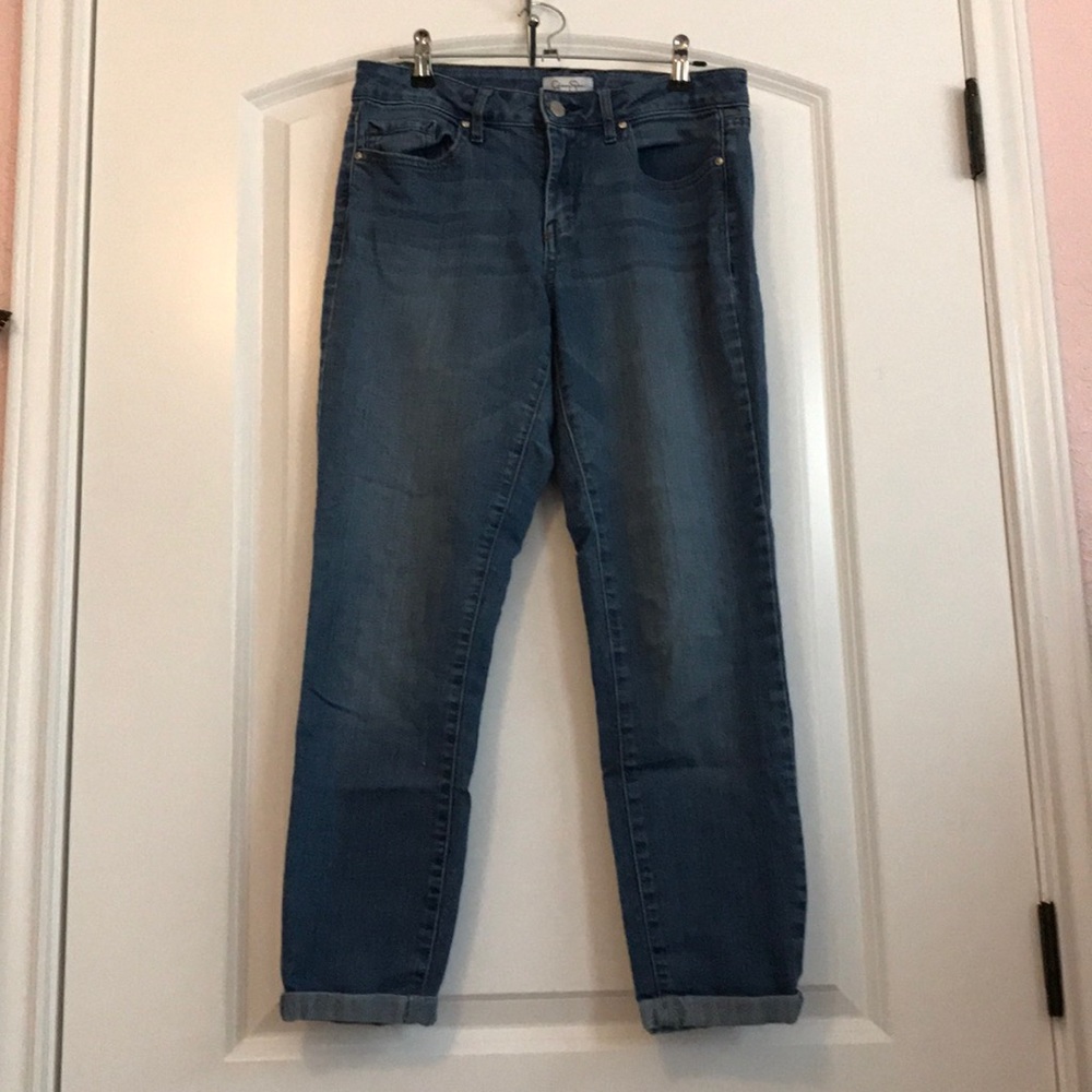 Jessica Simpson rolled crop skinny jeans